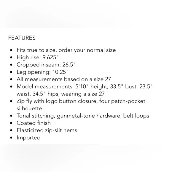 🖤 ℙ𝔸𝕀𝔾𝔼 🖤 Mayslie cropped jogger - Picture 5 of 10